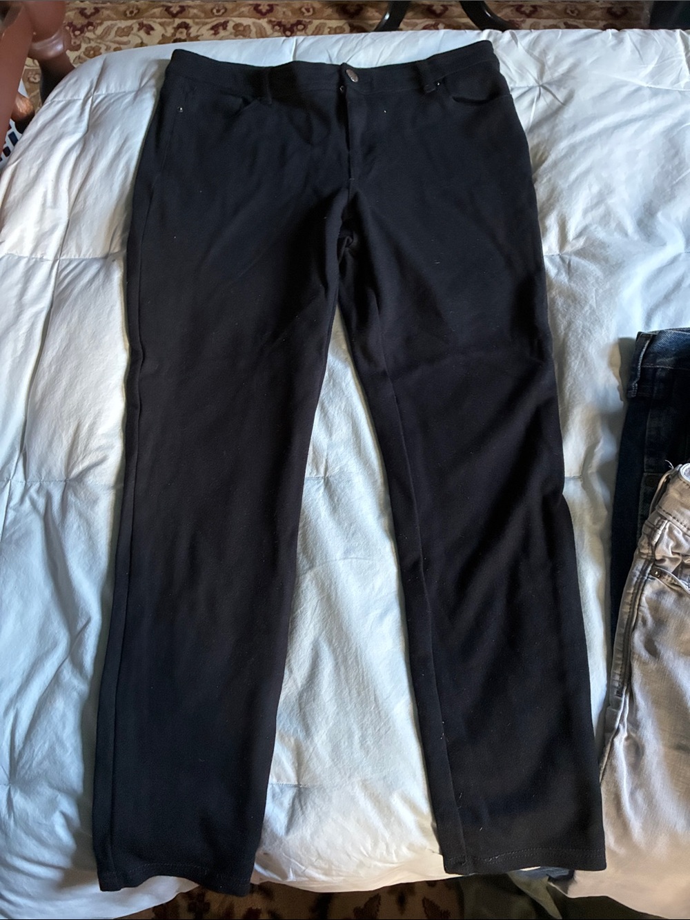 Women’s Black Stretch Casual Pants